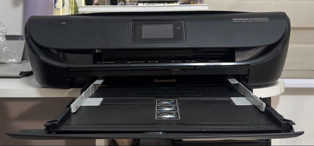 HP DeskJet Ink Advantage 4535 All-in-One Printer (Category: Printers, Scanners & Copiers) located in Pasig City. Submitted by awies.preloved.clothes (Listing ID 1440613433, Image 3). Description: - HP DeskJet Ink Advantage 4535 All-in-One Printer - Functions: Print, Scan, Copy - Wireless Connectivity - Built-in Display Screen for easy operation - Suitable for Home or Office use.