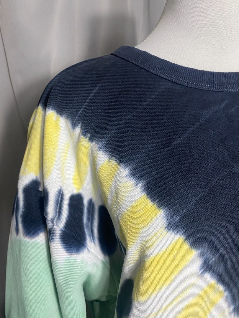HQ R N A Tie Dye Crop Pullover Top (Category: Longsleeves) located in Las Pinas. Submitted by ipickyou (Listing ID 1440699826, Image 3). Description: R N A Tie Dye Crop Pullover Top Unwashed Condition: 10/10 𝗣𝗿𝗶𝗰𝗲: ₱𝟱𝟴𝟬 𝗠𝗲𝗮𝘀𝘂𝗿𝗲𝗺𝗲𝗻𝘁𝘀 𝘄𝗵𝗲𝗻 𝗹𝗮𝗶𝗱 𝗳𝗹𝗮𝘁: -Size M -Shoulder to shoulder: 23” -Armpit to armpit: 24” -Length: 17”.