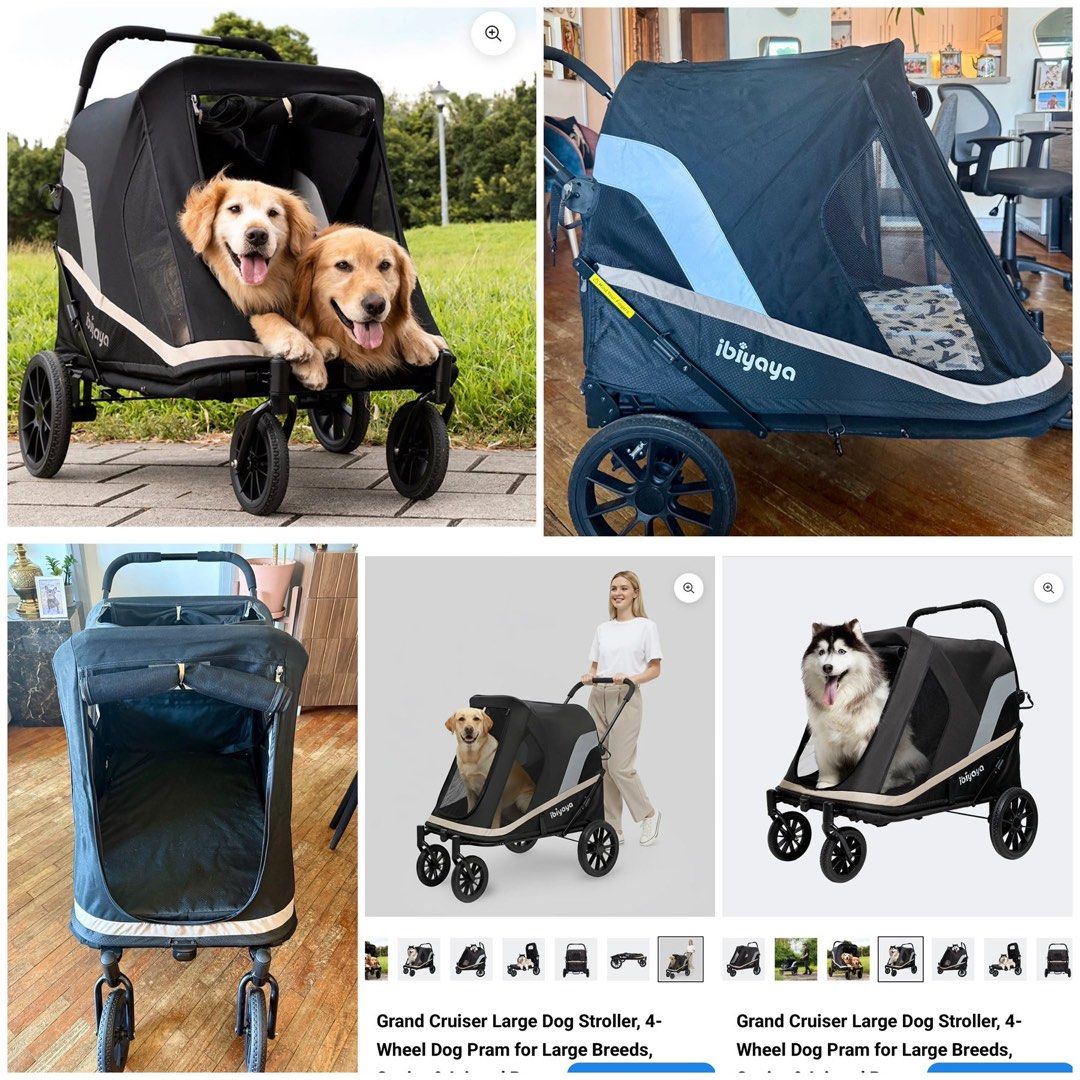 Ibiyaya Stroller (Category: Strollers) located in Manila. Submitted by yourpropertyspecialist11 (Listing ID 1440754101, Image 1). Description: Selling a large dog stroller, the Ibiyaya Grand Cruiser model. It's a 4-wheel pram designed for large breeds. Great for taking your furry friends out. Has a canopy for shade and protection. Easy to maneuver. Good for walks in the park or around the neighborhood. .