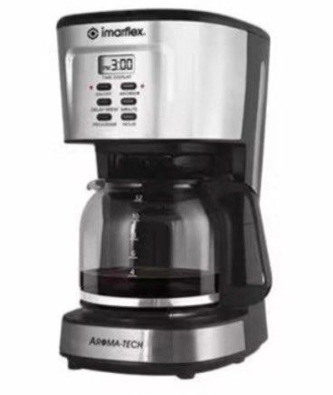 Imarflex Aroma-Tech ICM 512 AS Coffee Maker (Please see description) (Category: Coffee Machines & Makers) located in Manila. Submitted by inari05 (Listing ID 1440630867, Image 2). Description: - Imarflex Aroma-Tech Coffee Maker - 1500cc capacity (makes up to 12 cups) - Delay brew function for convenience - Reusable filter included - Durable thermo-glass carafe - Easy-to-read water level guide - Ideal for your morning coffee routine -Asking 1900 -