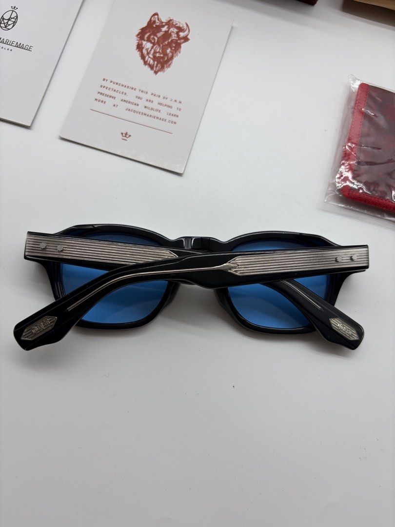 Jacques Marie Mage Decade Collection Zephirin (Black/Blue) (Category: Sunglasses & Eyewear) located in Bacoor. Submitted by thegentleluxe (Listing ID 1440660039, Image 3). Description: Jacques Marie Mage Decade Collection Zephirin (Black/Blue) Brand new, Complete with inclusions. Pouch, Box, Cloth, Dummy Authenticity Certificate . Pre-Order/On Hand 4995 only! (Shipping fee excluded) Follow our Page FB: Eye Dripz IG: eye_dripzph .