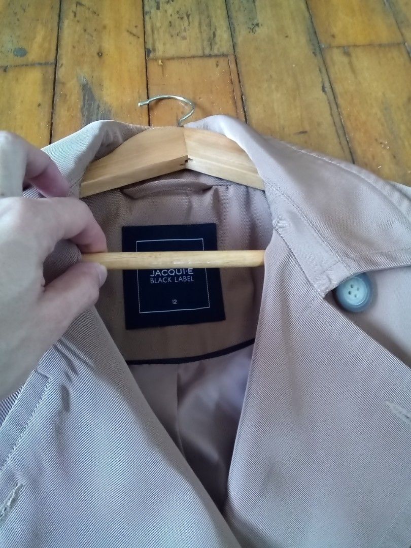 SALE! Jacquie brown waterproof trench coat (Category: Coats, Jackets and Outerwear) located in Makati City. Submitted by pinkeealvarez (Listing ID 1440638211, Image 3). Description: .