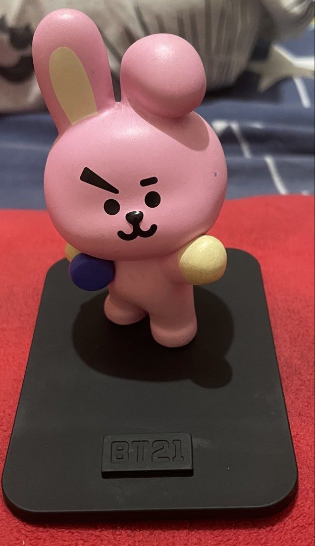 Jk bt21 phone holder (Category: Mounts & Holders) located in Quezon City. Submitted by stuffsrus (Listing ID 1440591972, Image 1). Description: - BT21 Cooky character phone holder - Adorable and collectible design - Sturdy base for stability - Perfect for fans of BTS and BT21 - Great for desk or car use - Condition: Like New.