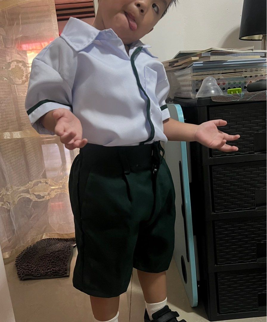Kids Uniform (Category: Sets & Coordinates) located in Caloocan City. Submitted by youkayukay (Listing ID 1440739666, Image 2). Description: 👉🏻Includes: Polo,Short & Kneck tie ‼️Rfs: Transfer school 🏷️Size: Small 📍Location: North Caloocan/ Near Camarin Doctors Hospital 🫶ALL ITEMS ARE PERSONAL PRE-LOVED🫶 ‼️NO RETURN‼️ ‼️NO EXCHANGE‼️.