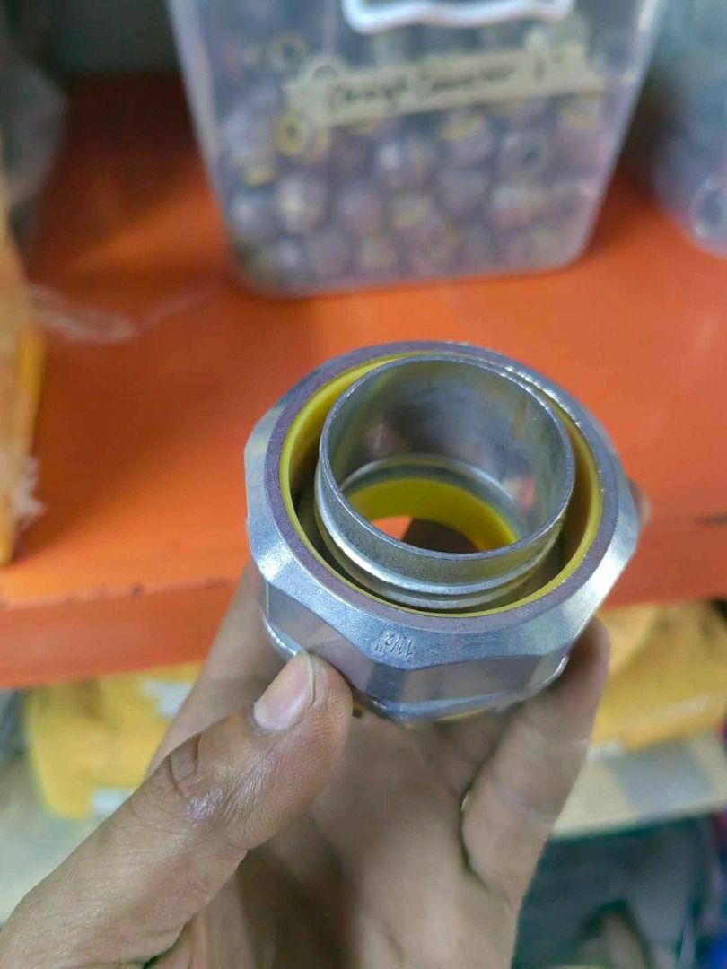 Liquid tight connector Size: 1-1/2 (Category: Everything Else Others) located in Manila. Submitted by joeyroque09 (Listing ID 1440631491, Image 1). Description: Liquid tight connector Size: 1-1/2.