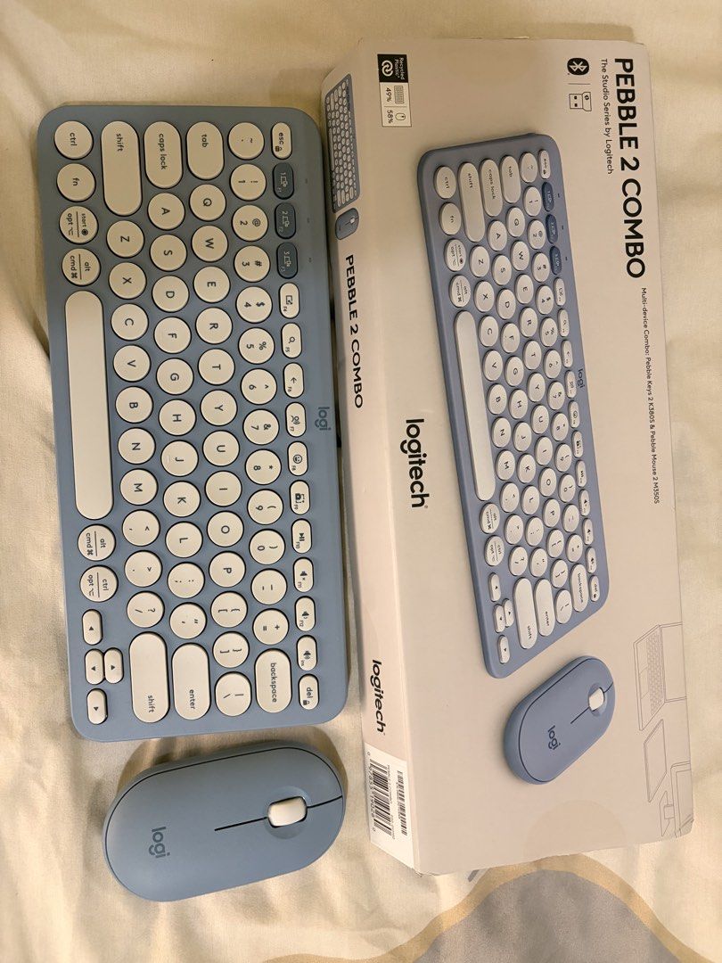 Logitech Pebble 2 Combo Keyboard & Mouse (Blue)467509932480286721