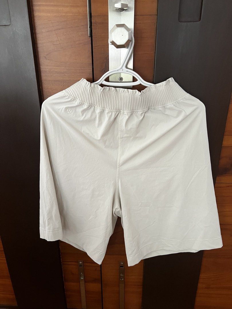 Lululemon Align High-Rise Short 4" Beige Size S (Category: Activewear) located in Manila. Submitted by thejenclai01765 (Listing ID 1440733018, Image 3). Description: - Lululemon Align Shorts - Color: Beige - Size: S - Style: High-rise - Inseam: 4 inches - Features: Elasticated waistband with drawstring, side pockets - Origin: Made in Vietnam.