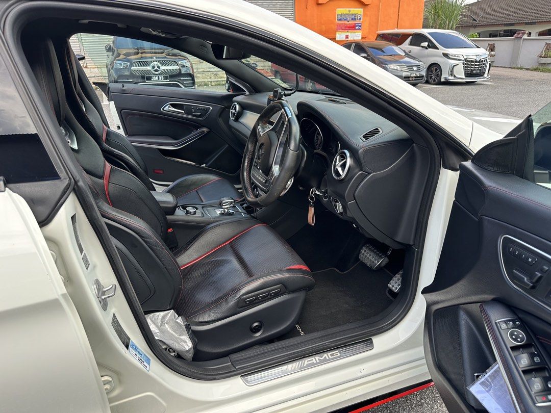 Mercedes-Benz AMG CLA-Class CLA45 AMG 4MATIC (A) (Category: Used Cars) located in Singapore. Submitted by s888880 (Listing ID 1440594421, Image 3). Description: ONE OWNER. No Consignment Request Please . Car recently replaced with original stock absorber, aircond compressor, fuel pump and high pressure fuel pump . Just did walnut blasting . Recently installed Android head unit with 360 features. Car comes with after market sound system. Installed