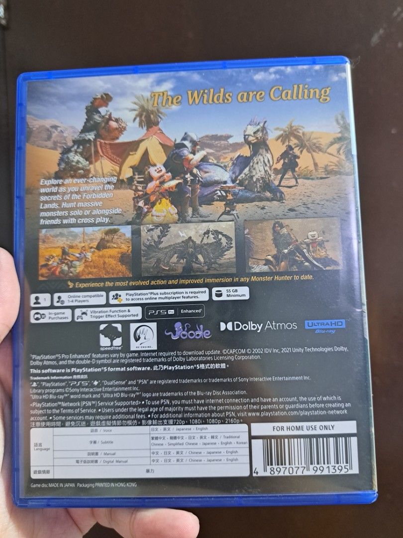 Monster Hunter Wilds (Category: PlayStation) located in Pasig City. Submitted by justinejui23560 (Listing ID 1440736486, Image 2). Description: Unused codes buyer will shoulder the shipping fee .