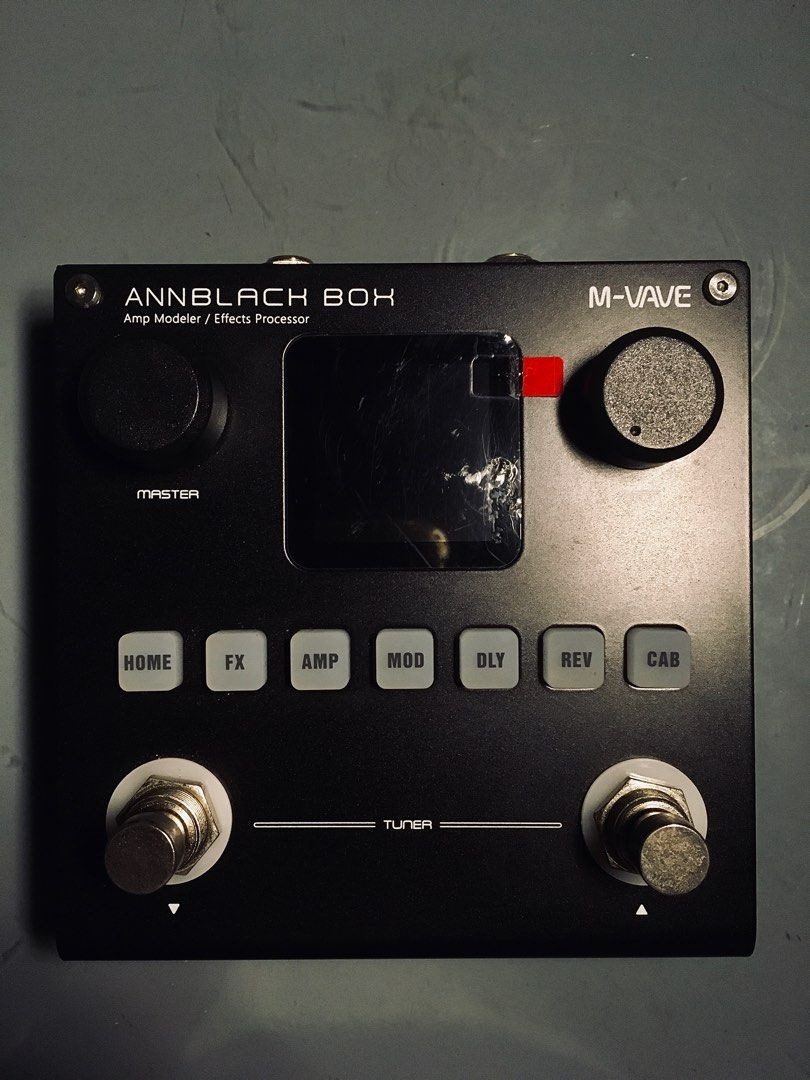 M-VAVE BLACK BOX multi effects processor (Category: Music Accessories) located in Caloocan City. Submitted by psychen09 (Listing ID 1440605909, Image 3). Description: Mvave Blackbox multi fx pedal. ₱1,800 Makinis and no scratches since bedroom used lang siya:) Lost the box unfortunately so unit only..