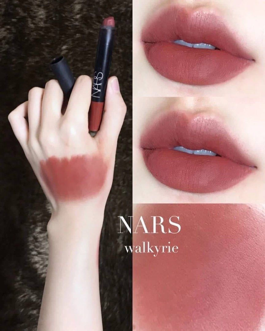 NARS Lip pencil in Walkyrie (Category: Makeup) located in Manila. Submitted by luxeglamourph_ (Listing ID 1440638684, Image 2). Description: Travel size (half of full size po itooo) Super nice shade!! Sold over 750 pcs last time 😋.