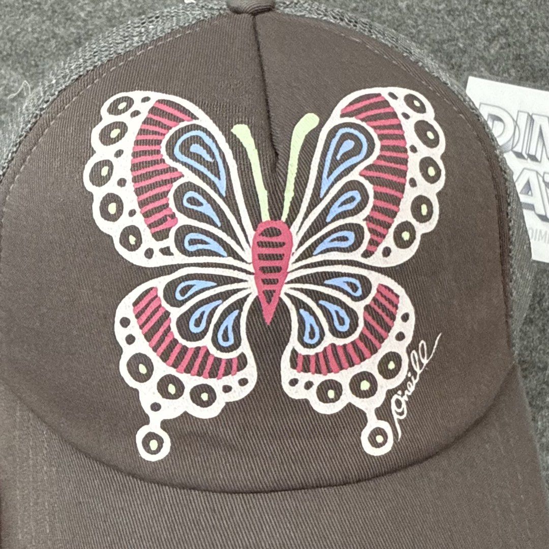 O'neill Surf Co. Butterfly Snapback Trucker Hat (Category: Caps & Hats) located in Malabon City. Submitted by joesdimestore (Listing ID 1440691726, Image 2). Description: O'neill Surf Co. Butterfly Snapback Trucker Hat Color: Woodland Smoke Condition: Brand New Size: Adult - One Size.