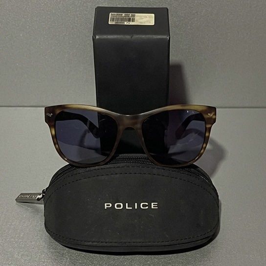 Original Police Sunglasses (Category: Sunglasses & Eyewear) located in Davao. Submitted by ckkb1821 (Listing ID 1440738620, Image 1). Description: Original Police Sunglasses Model COL 0794 140 Medium fit for frame & lenses Like new condition, comes with 2 cases ₱7,999 only +sf.