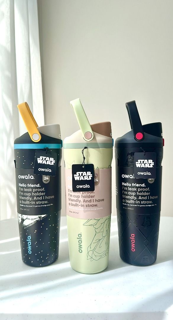 Owala Star Wars (Darth Vader /Grogu / Millennium Falcon) (Category: Water Bottles & Tumblers) located in Manila. Submitted by sofia.uy7 (Listing ID 1436786196, Image 1). Description: Owala x Star Wars Collab 💯 BRAND NEW & AUTHENTIC 📝 50% DP needed to pre-order 🛬 End of May 2026 ETA ❌ LAST PRICE POSTED! HAGGLERS WILL NOT BE ENTERTAINED ❌ Grogu ⚬ 32oz FreeSip - ₱3450 ⚬ 30oz FreeSip Sway - ₱2990 Darth Vader ⚬ 32oz FreeSip - ₱3450 ⚬ 30oz FreeSip S