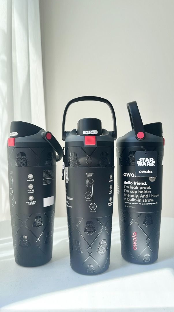 Owala Star Wars (Darth Vader /Grogu / Millennium Falcon) (Category: Water Bottles & Tumblers) located in Manila. Submitted by sofia.uy7 (Listing ID 1436786196, Image 3). Description: Owala x Star Wars Collab 💯 BRAND NEW & AUTHENTIC 📝 50% DP needed to pre-order 🛬 End of May 2026 ETA ❌ LAST PRICE POSTED! HAGGLERS WILL NOT BE ENTERTAINED ❌ Grogu ⚬ 32oz FreeSip - ₱3450 ⚬ 30oz FreeSip Sway - ₱2990 Darth Vader ⚬ 32oz FreeSip - ₱3450 ⚬ 30oz FreeSip S
