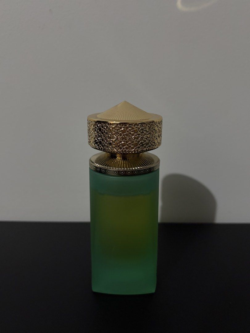Paris Corner Khair Pistachio EDP (Category: Fragrance & Deodorants) located in Makati City. Submitted by charlesgraydon (Listing ID 1440610693, Image 2). Description: - Paris Corner Khair Pistachio - Around 85ml/100ml (2nd photo for actual juice level - Bottle only.