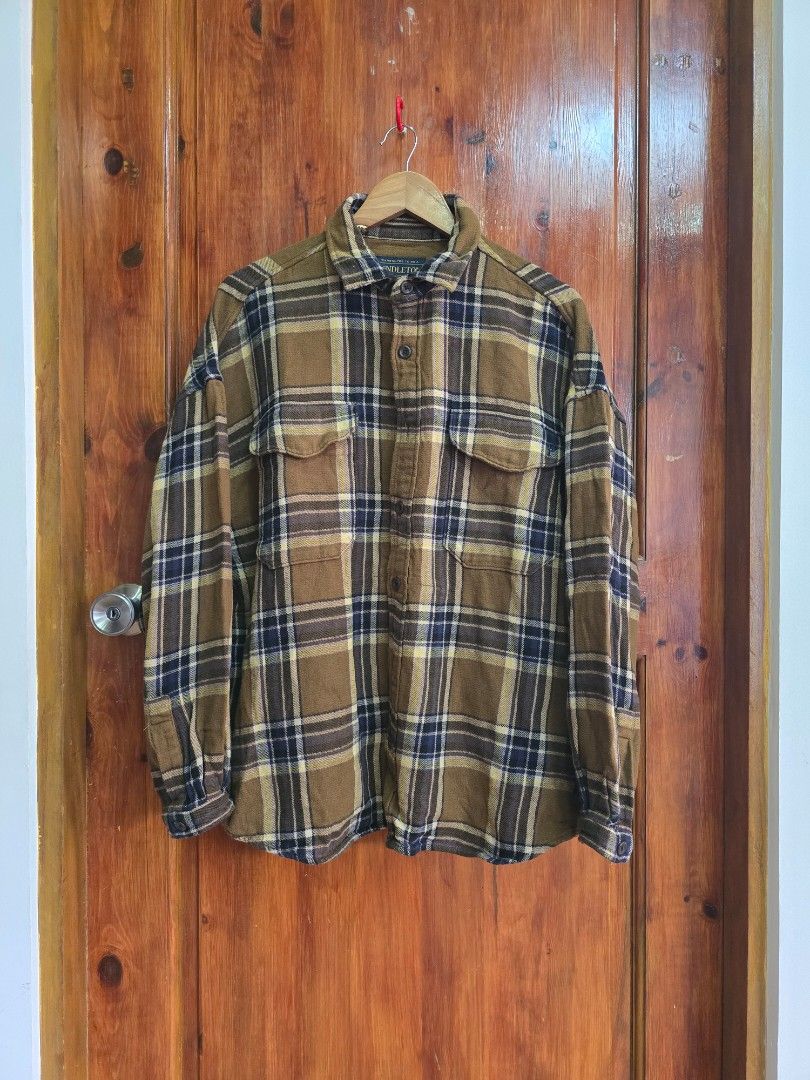 PENDLETON FLANNEL (Category: Coats, Jackets and Outerwear) located in Baguio. Submitted by thrifty_tienda01 (Listing ID 1440704578, Image 2). Description: PENDLETON FLANNEL EXCELLENT CONDITION NO ISSUE LARGE SIZE LENGTH:27 WIDTH:24 1200PHP+SHIPPING FEE VIA J&T ONLY.