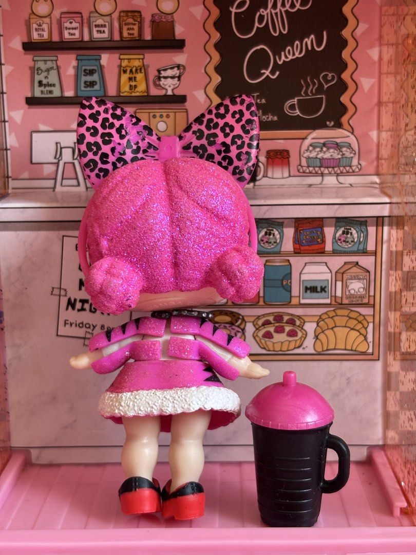PRELOVED LOL SURPRISE DOLL-GLAM COUNTESS (Category: Kids Toys) located in Bulacan. Submitted by lmsdeclutteringcorner (Listing ID 1440662426, Image 2). Description: - LOL Surprise doll - Adorable pink outfit with a cute leopard print bow - Comes with coffee cup accessory - Includes 1 LOL Surprise! Storage - Ideal for collectors and playtime fun.
