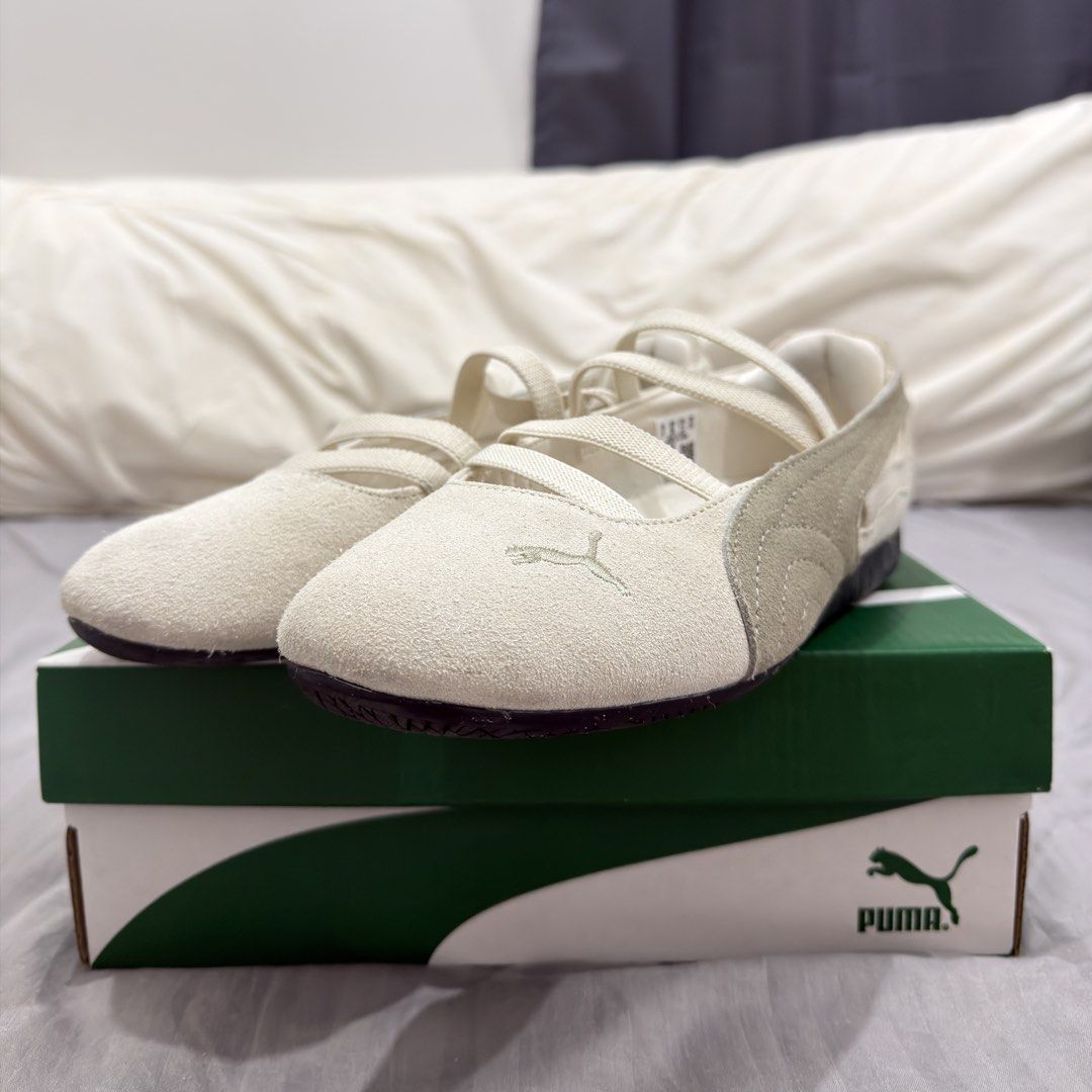 Puma Speedcat Ballet (Category: Flats & Sandals) located in Cebu City. Submitted by hrtyyy (Listing ID 1440678070, Image 2). Description: Puma Speedcat Ballet 'Alpine Snow' (not available locally) Women's sz US 7.5 ₱5,500 Fits US 7.5-8, 24.5-25cm Bought in 🇯🇵 last month (April) RFS: A bit big for me PM me for more details.