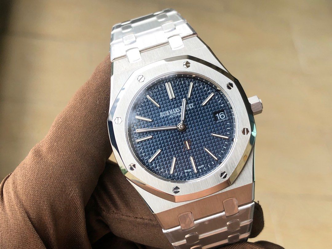 Royal Oak 15202ST blue dial 15202 jumbo 16202st 16202, Luxury