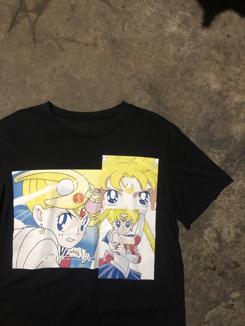 SAILOR MOON Tee (Category: Activewear) located in Manila. Submitted by novalicheslooters (Listing ID 1440723182, Image 1). Description: 9.5/10 color rate As new Fits to medium and large .