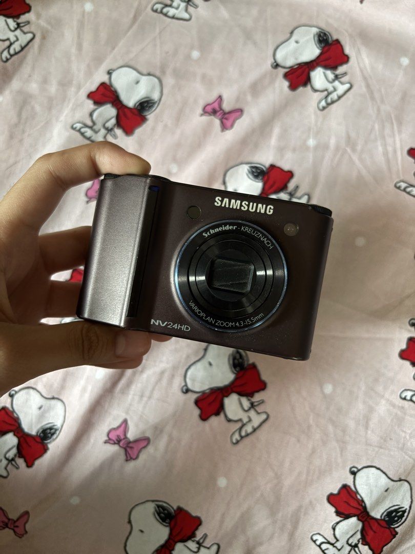 Samsung NV24HD Digital Camera (Category: Cameras) located in Cebu City. Submitted by jollinae (Listing ID 1440597584, Image 1). Description: Samsung NV24HD Digital Camera ALL FUNCTIONS WORKING - POP-UP FLASH WORKING - zoom working - all buttons working Dreamy Shots/ Film-Like Shots Inclusions: - unit - battery RFS - I have too many digital cameras😓 .