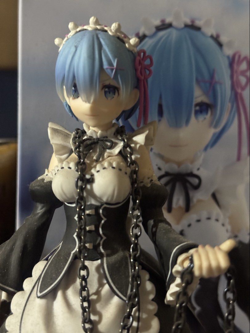 SEGA Re:Zero Figuarts Alpha Rem Maid Figure (Category: Figurines & Statues) located in Guagua. Submitted by studentlh (Listing ID 1440746716, Image 2). Description: Selling for extra funds, In prestine condition (but dusty😅) with original box, bought from Seimon Cho, Singapore. .