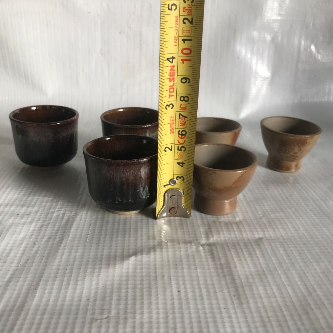 Set of 6 Ceramic Sake Cups #4668 (Category: Coffee & Tea Tableware) located in Malabon City. Submitted by mldg.surplus (Listing ID 1440644847, Image 3). Description: MLDG Surplus Reminder: •Expect minimal flaws such as stain, lint, scratches etc. •No reservation, we can accept your offer, but it doesn't mean that the item is reserved. •No other picture. All pictures are posted already. •Battery operated items does not included battery when purcha