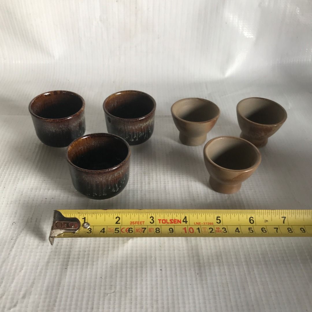 Set of 6 Ceramic Sake Cups #4668 (Category: Coffee & Tea Tableware) located in Malabon City. Submitted by mldg.surplus (Listing ID 1440644847, Image 2). Description: MLDG Surplus Reminder: •Expect minimal flaws such as stain, lint, scratches etc. •No reservation, we can accept your offer, but it doesn't mean that the item is reserved. •No other picture. All pictures are posted already. •Battery operated items does not included battery when purcha