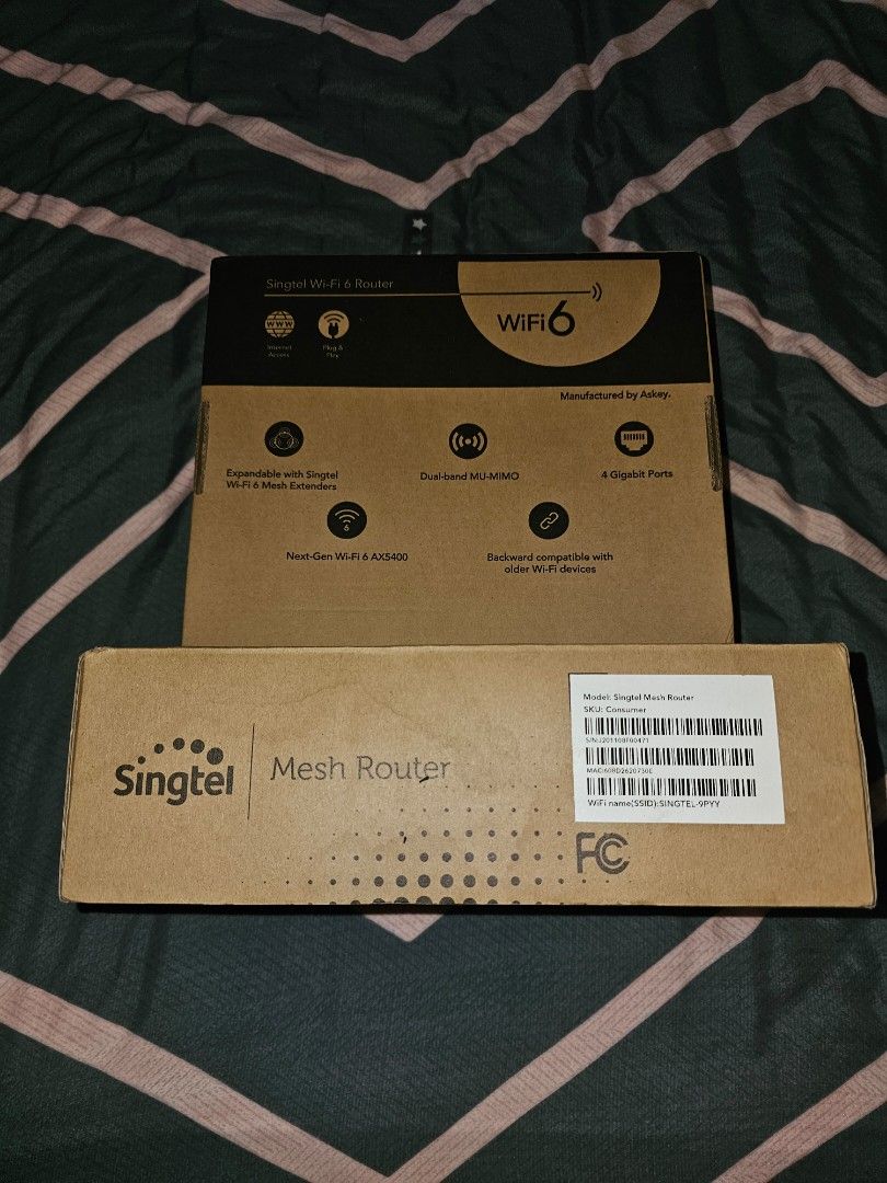 Singtel WiFi 6 Mesh & Router467641082924257280