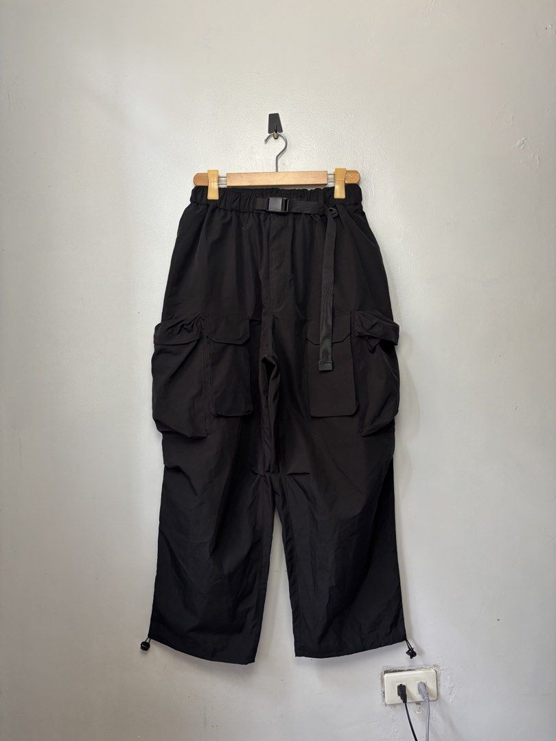 SmokingLife Multi Pocket Nylon Cargo Pants (Category: Luxury Apparel) located in Bacoor. Submitted by jewa333 (Listing ID 1440703649, Image 1). Description: SmokingLife Multi Pocket Nylon Cargo Pants. XL on tag. Dimes: Waist 30-36 (Garterized) Length 39” Leg Opening 10” (adjustable) Pristine Condition. Issue: None 🏷️1,500 only 📥📥📥.