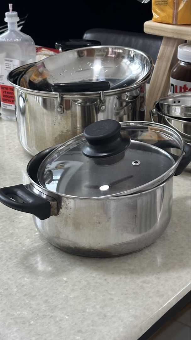 Stainless Steel Pots with Lids467452880162672640