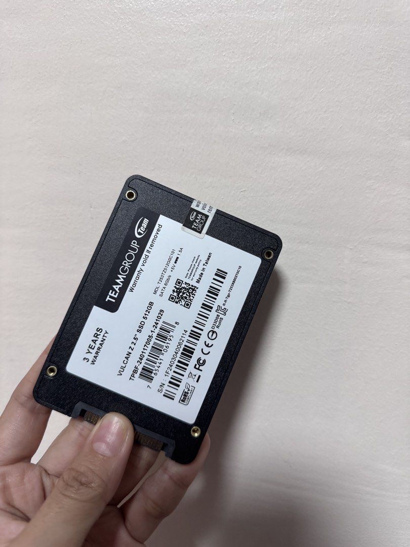 T-FORCE 512G SSD (Category: Hard Disks & Thumbdrives) located in Rizal. Submitted by simplepretty1997 (Listing ID 1440608771, Image 2). Description: 100% health Tested via SSD Sentinel 2k only.