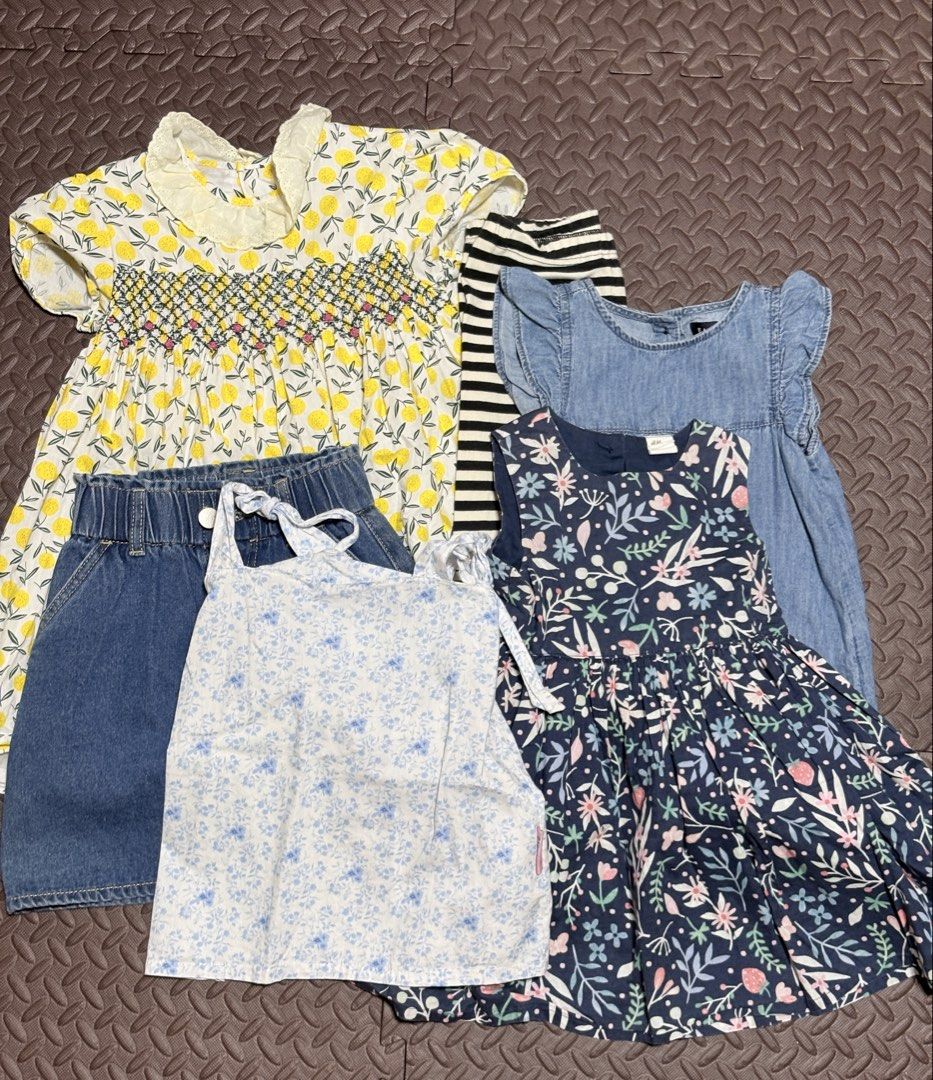 Toddler’s Assorted Clothes (BUNDLE) (Category: Babies & Kids Fashion) located in Binan City. Submitted by de.clutterbyM (Listing ID 1440717478, Image 1). Description: Assorted Clothes for Girls (Uniqlo, H&M, GAP, OshKosh) For Age 3-5y/o (depending on the height).