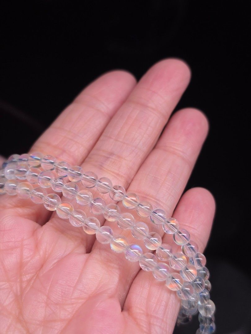 Top Quality 4.8mm Moonstone Bracelet (Category: Bracelets) located in Manila. Submitted by cavalierdolls (Listing ID 1440627387, Image 2). Description: Top Quality 4.8mm Premium Rainbow Moonstone Per piece 3500 Delicate, elegant, and full of magical rainbow flashes 🌈 Featuring carefully selected top-quality Rainbow Moonstone beads with beautiful transparency and natural blue-rainbow sheen. Designed with a secure lock closure for comfortable and 