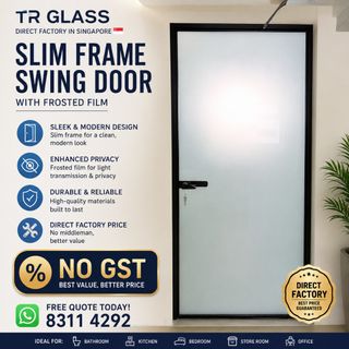 Slim frame swing door  Collection item 2