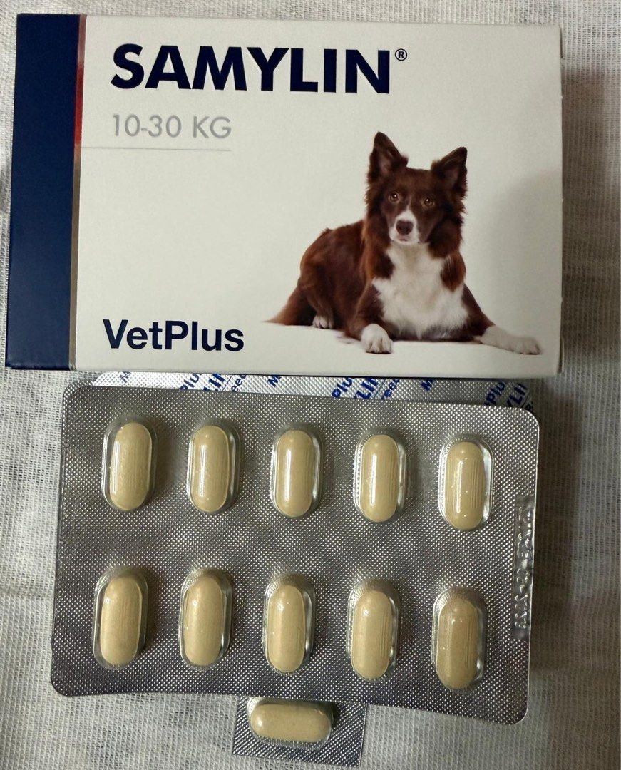 VetPlus 適肝能SAMYLIN 10-30KG 肝臟補給, 寵物用品, 寵物食品- Carousell