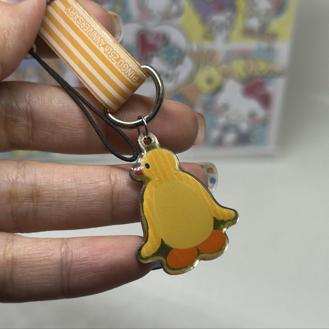 VINTAGE COCA-COLA x PINGU MOBILE STRAP KEYCHAIN 2 (Category: Character Goods) located in Quezon City. Submitted by kitsune.treasures (Listing ID 1440681437, Image 1). Description: *First to pay policy! *1 day reservation only. Failure to pay on time, auto cancel. 📍Quezon City * MOD: J&T | Lalamove * MOP: GCASH | BPI 📦ON HAND AND READY TO SHIP CONDITION: WHAT YOU SEE IS WHAT YOU GET. Dimensions: Kindly check the photos for the actual measurement