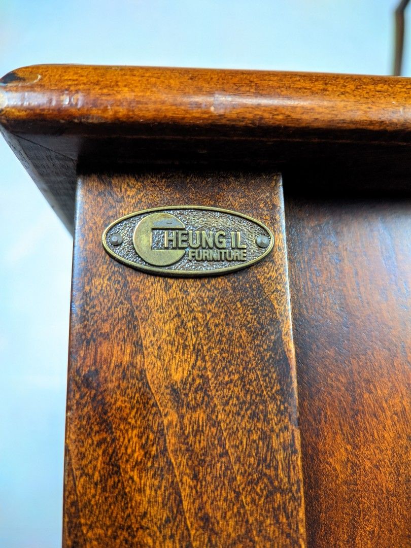 Vintage Solid Zelkova Wood Dresser (Category: Tables & Sets) located in Santa Maria. Submitted by jmls_japan (Listing ID 1440675770, Image 3). Description: 🔥 Vintage Solid Zelkova Wood Dresser ✨ ​Add a touch of elegance to your space with this beautiful vanity table from South Korea's Heung Il Furniture. Crafted from heavy duty solid Zelkova (Korean Elm) wood. It highlights a stunning natural grain, four spacious drawers with vintage brass style