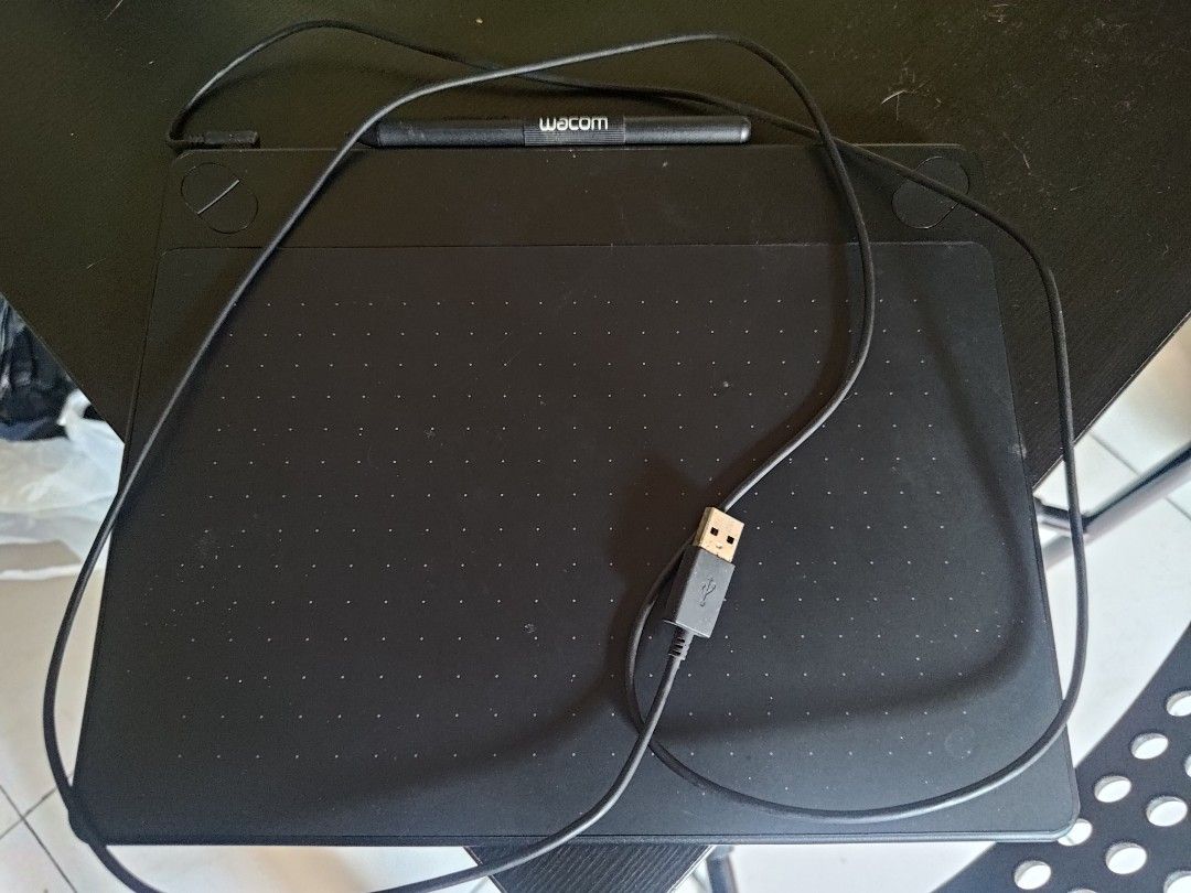 Wacom Intuos M Drawing Tablet with Pen and USB Cable (Category: Other Gadgets) located in Manila. Submitted by jeesaavedra (Listing ID 1440604049, Image 1). Description: - Medium Wacom Intuos M, wired. OG price at 6k - Includes pen, extra nibs, and USB cable - Will provide tablet driver since Wacom discontinued tablet drivers for older models.