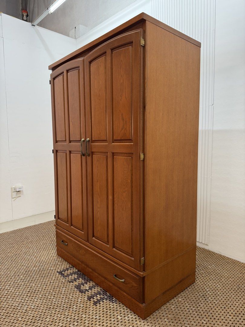 Wardrobe (Category: Shelves, Cabinets & Racks) located in Quezon City. Submitted by matetdevis13 (Listing ID 1440714191, Image 3). Description: Wooden Wardrobe with Drawers Price: 9,500 L45 x W23.5 x H68.5 In good condition Code JMD45-J185.