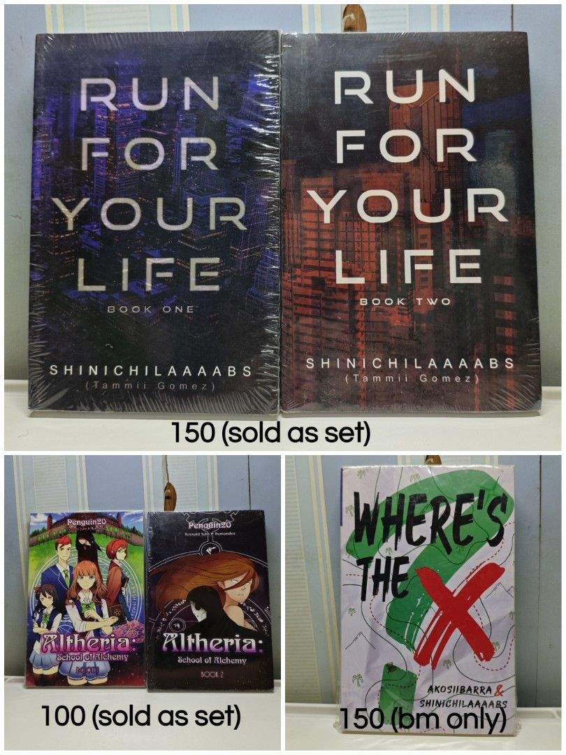 Wattpad Books (Psicom & Pop Fic) (Category: Storybooks) located in Taguig. Submitted by judea_ma3 (Listing ID 1440715117, Image 3). Description: FOR SALE Location: Taguig City MOP: Gcash, Gotyme, Maribank MOD: J&T & Flash Direct, LBC, Lalamove 📌Psicom - Sapphire Academy Book 1 - Garnet Academy - Taste of Blood - Hunter Online Book 2 - Detective Files Set - Run for Your Life - Altheria set - Where's the X (other books) 📌Pop Fic - Take Me to Your