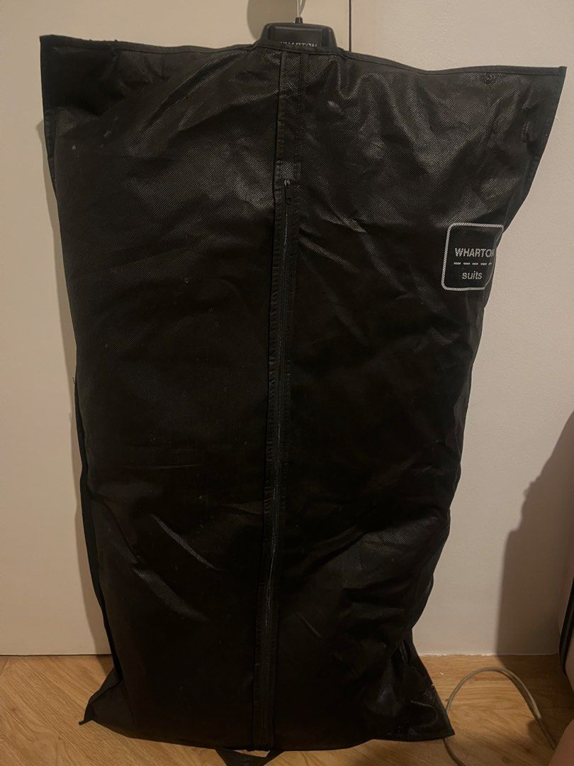 Wharton Tailored Extra Slim Fit Black Suit Jacket (Category: Coats, Jackets and Outerwear) located in General Trias. Submitted by tmbychc (Listing ID 1440711507, Image 1). Description: - Black Wharton suit jacket - Extra slim fit - Ideal for formal events or work - Comes with a garment bag - Please check photos for detailed condition -Suit uncut .