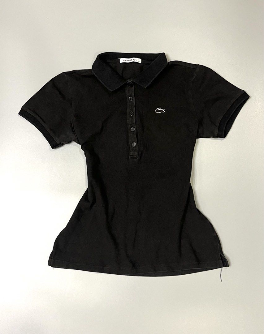 Women's Lacoste Polo (Category: Blouses) located in Bayambang. Submitted by chailunaa (Listing ID 1440703997, Image 1). Description: -small to med -issue:faded -mop:gcash -mod:j&t -no cancellations & refund loc: pangasinan.