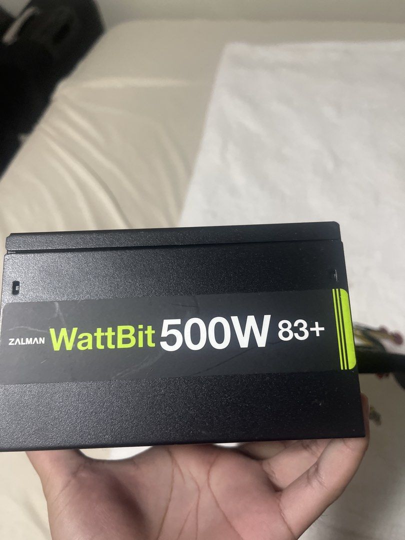 Zalman WattBit 500W 83+ Power Supply (Category: Computer Parts) located in Manila. Submitted by silentstar-a85f (Listing ID 1440732089, Image 1). Description: Ask any questions just chat Used for two years RFS: Upgraded PSU.
