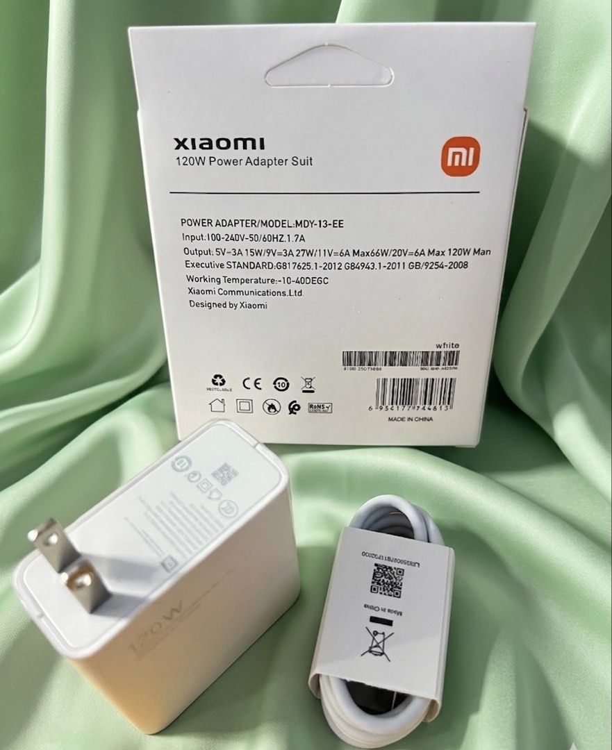 120W Xiaomi Power Adapter Suit (Category: Chargers & Cables) located in Manila. Submitted by as_onlineshop11 (Listing ID 1435888213, Image 2). Description: .