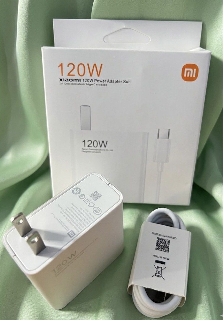 120W Xiaomi Power Adapter Suit (Category: Chargers & Cables) located in Manila. Submitted by as_onlineshop11 (Listing ID 1435888213, Image 1). Description: .