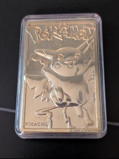 Pikachu gold For Sale | Memorabilia & Collectibles | Carousell Singapore