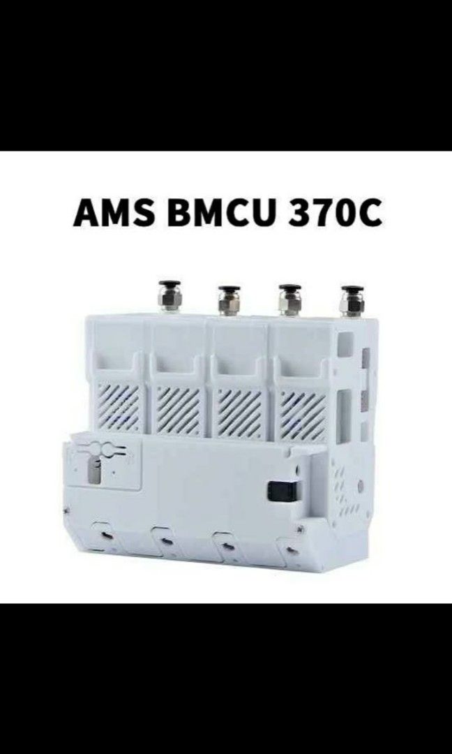 3D printer AMS BMCU 370C- DM on hand (Category: Printers, Scanners & Copiers) located in Pasay City. Submitted by ailynlim (Listing ID 1435813355, Image 3). Description: AMS LITE BMCU 370C DM firmware gersion: 10.5 (latest 4/25/26) inclusions: 1. BMCU 370C (Latest Hall Sensor Duam Microswitch Version) 2. PTFE Tube 3. AMS Cable 4. User Manual for Bambu Lab A1 and A1 Mini, P Series, X Series, H Series Brand New ✅ Plug and Play ✅ Cheapest in the Mar