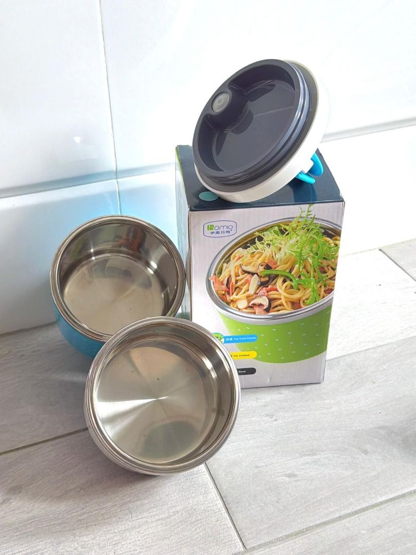 930ml Heat Preservation Double Layers Lunch Box | Cold & Hot444202192785920001